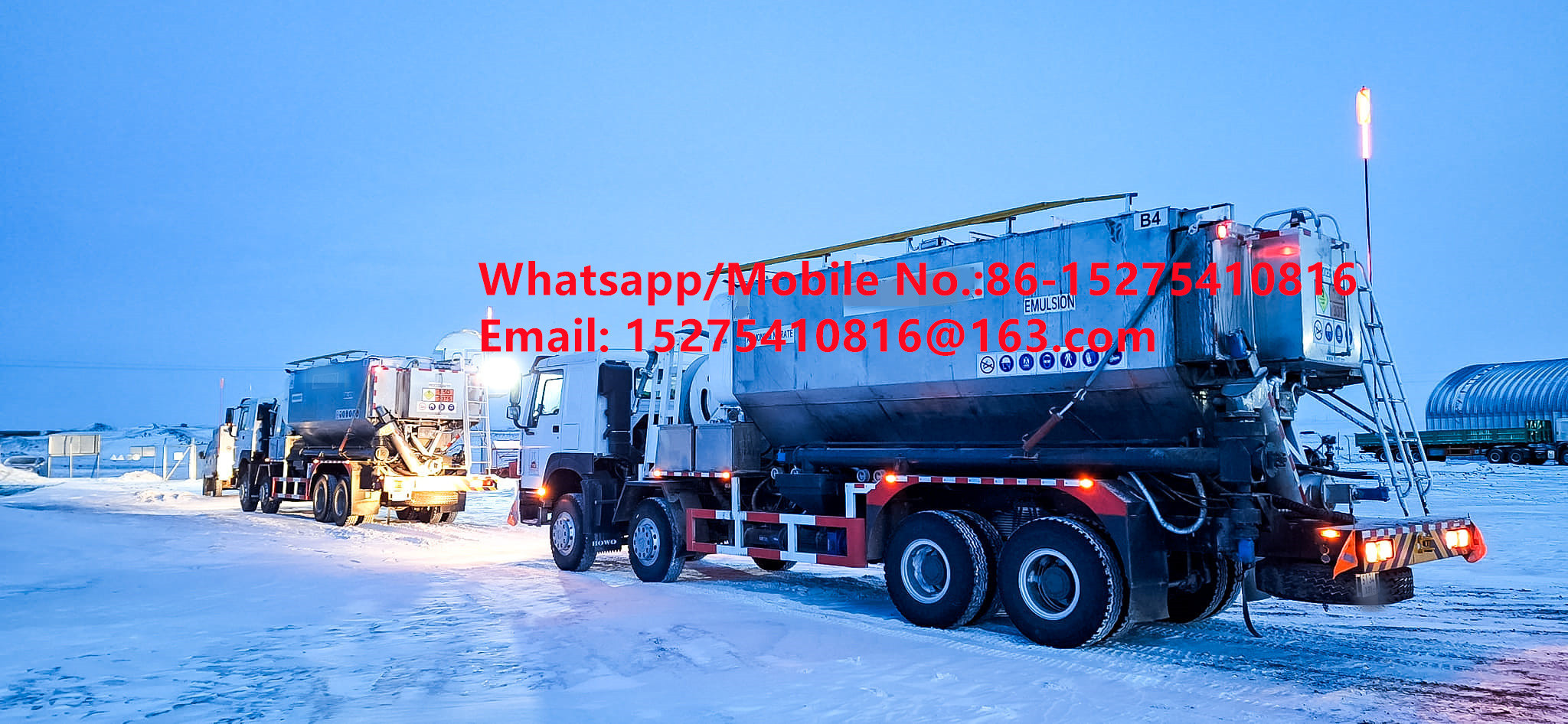 Alto custo eficiente China Segurança confiabilidade Trens de carga a granel 15/20/25Ton Amônio pesado explosivos de óleo Emulsão ANFO Truck MMU MEMU Para a Mongólia DR CONGO PERU Gana Mineração Blasting BCLH/BCRH/BCZH