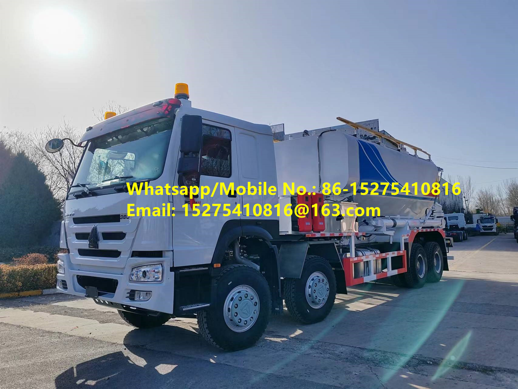 Customização Boa qualidade HOWO 15/20/25T BCLH-15 Explosivo de amónio granular misto no local ANFO Emulsão de caminhão explosivo móvel Unidade de fabricação de mineração de mineração de Mongolia Tэсэлгээний MEMU MMU BCLH/BCZH/BCRH
