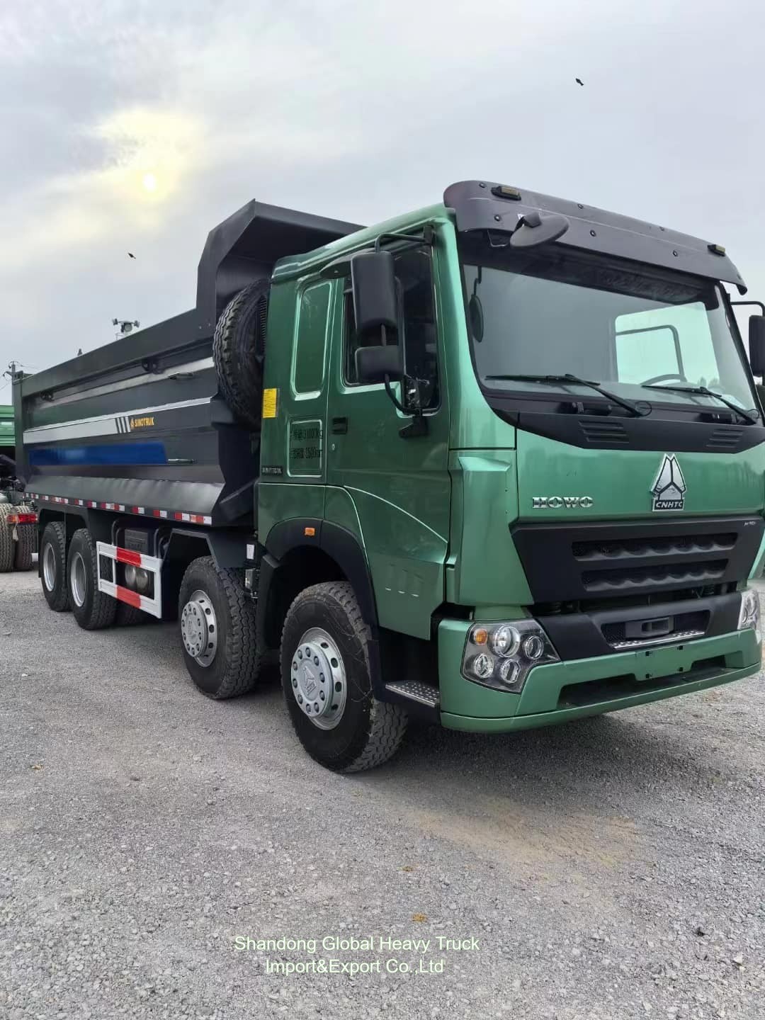 Sinotruk HOWO 371HP-380HP 25t-100t Pesado Serviço de Transporte Usado Camião de Entrega Elétrico 12 rodas