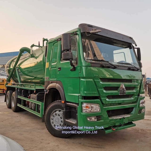 Sinotruk 371HP 18000L aspirador de esgoto de vácuo caminhão-tanque preço de fábrica