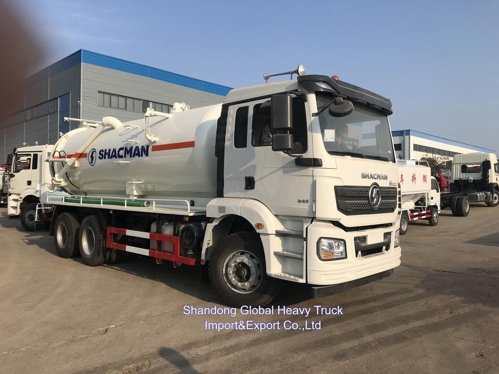 Sinotruk HOWO 6X4 Caminhão de sucção de esgoto ou fecal Caminhão de entrega Caminhão de transporte Caminhão de carga
