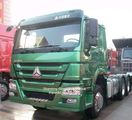 Sinotruk usado HOWO 6X4 12wheeler 371HP 375 420HP Trator caminhão Prime Mover cabeça de tractor para venda