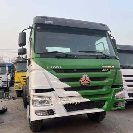 Howo 6x4 caminhão-trator usado Sinotruk LHD RHD longa distância de condução Trailer cabeça de caminhão