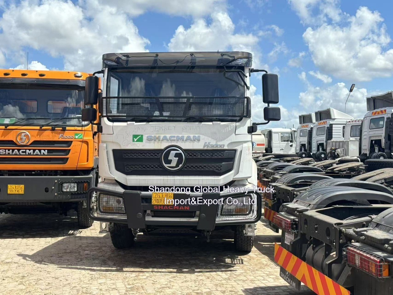 6X4 Direção esquerda ou direção direita 380HP Shacman F3000 Tractor Trailer Usado Tractor Head Truck