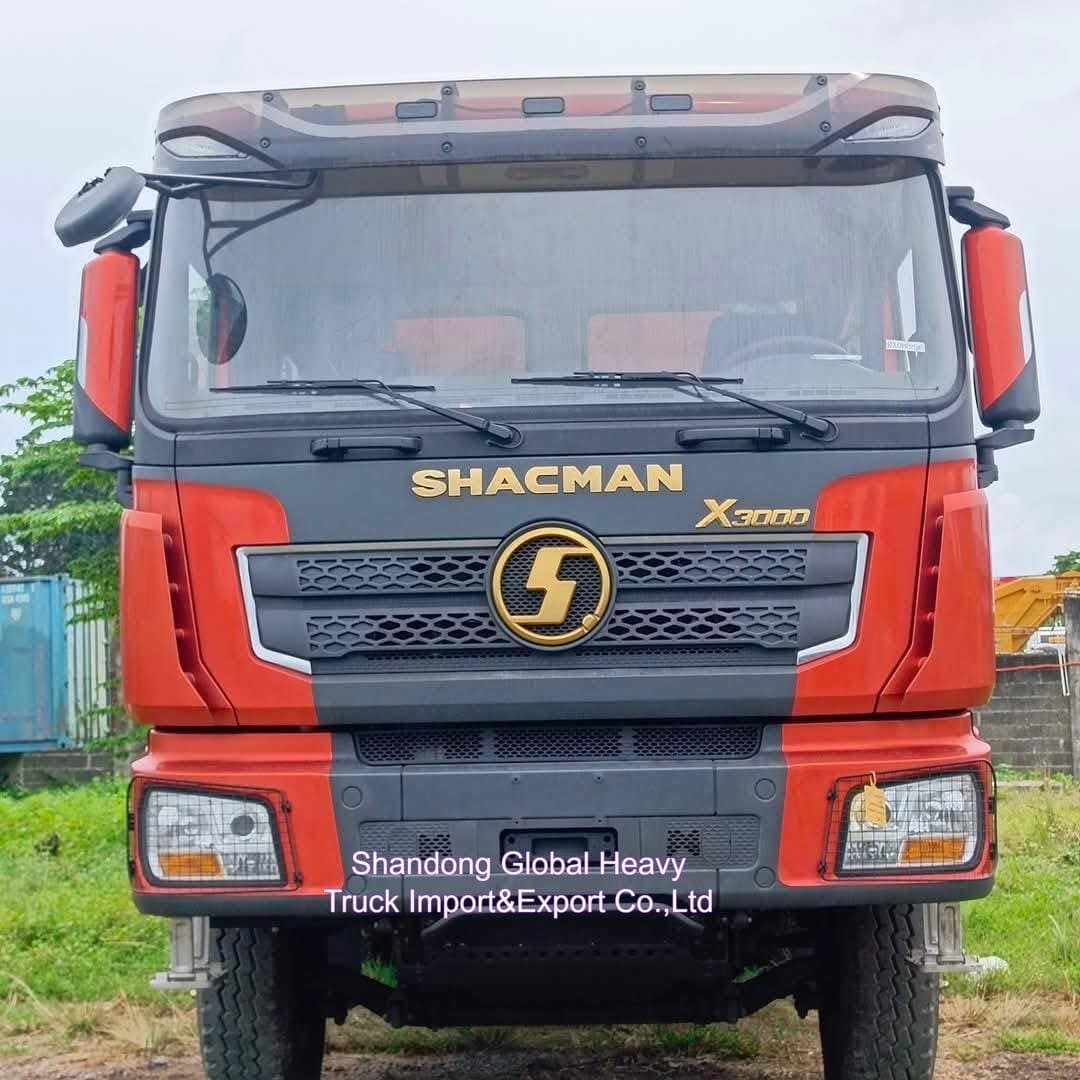 Usado Shacman Delong X3000 F3000 6*4 10 Roda 371 375 Potência de cavalos
