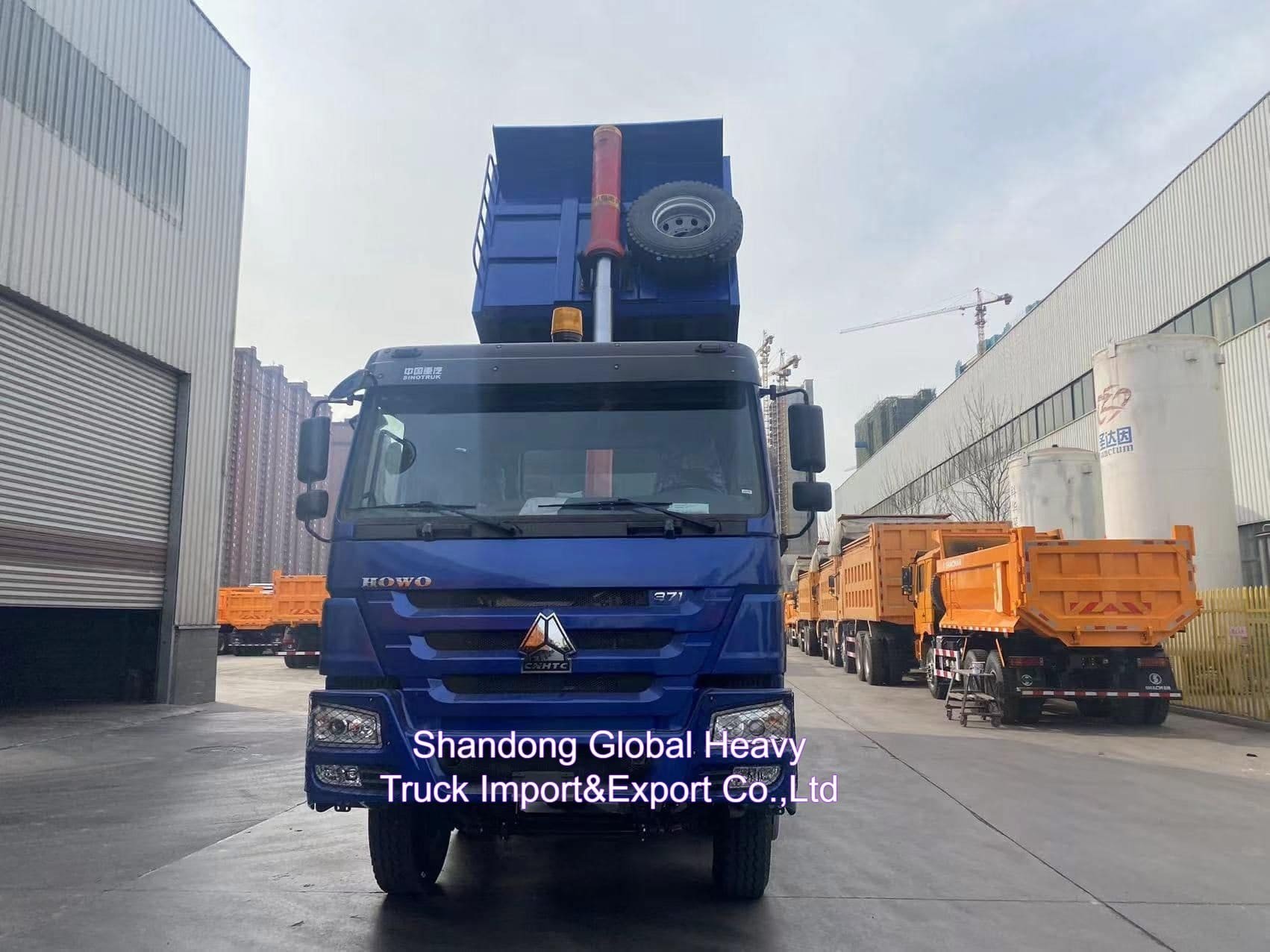 China HOWO camião de descarga de 8x4 12 rodas camiões de descarga RC HOWO 8*4 camião de descarga HOWO