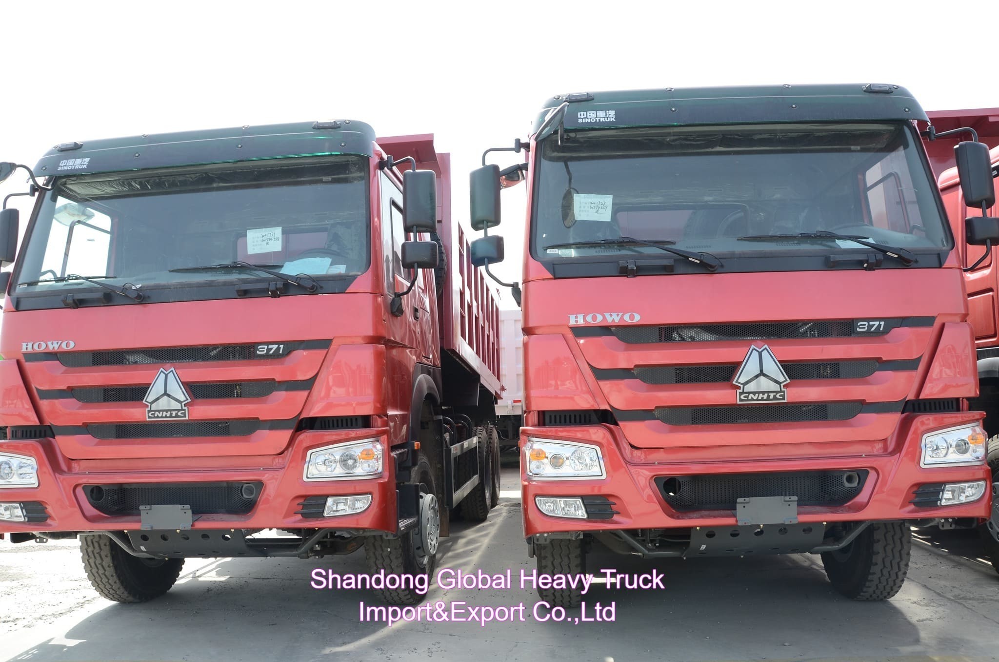 Novo diesel pesado usado 6X4 Sino HOWO Mine Sinotruk Mineração Tipper Tipping Dump Truck