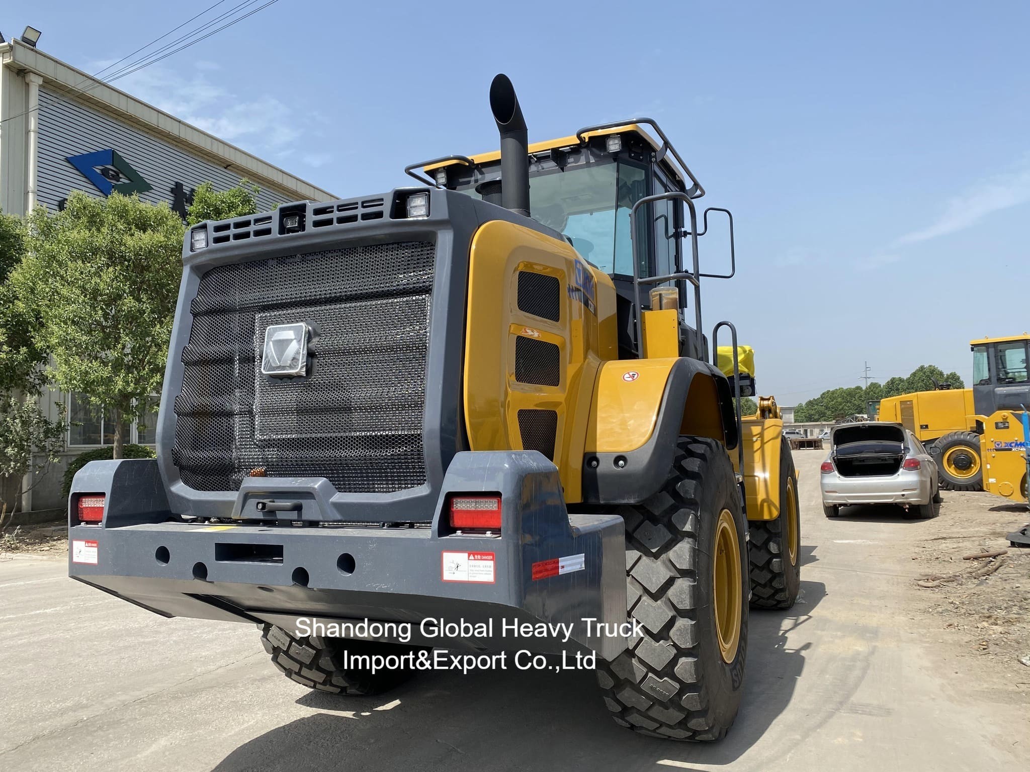 Nova Promoção 5 Ton 4X4 Mini Carregadeira de Rodas com Motor Diesel Zl50gn com Caçamba para Rochas de 3,0 m3