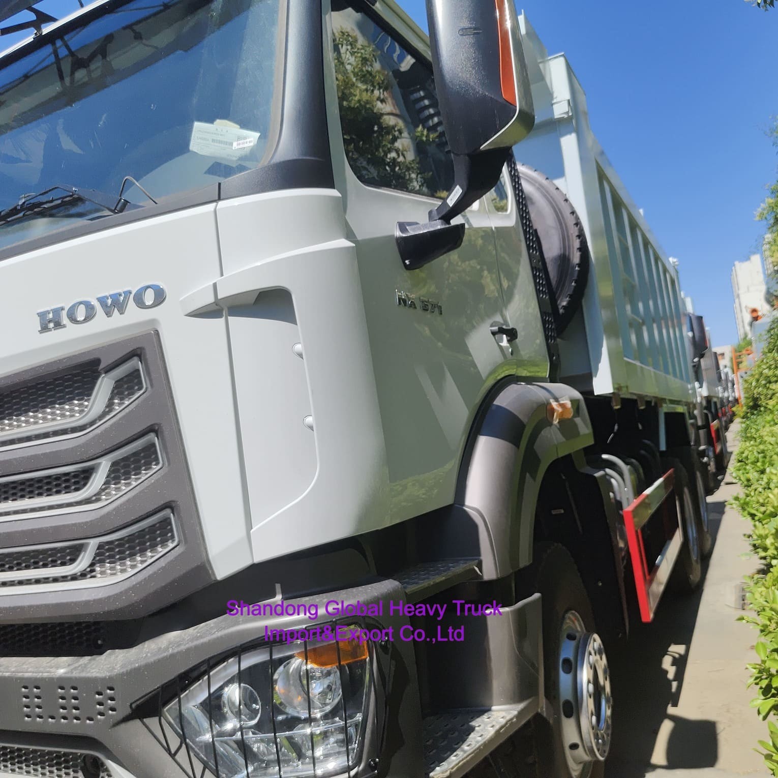 Caminhão Sino Truck com Direção à Direita HOWO Nx 380 6X4 10 Rodas 380HP 430 HP Diesel Novo Cavalo Mecânico Basculante