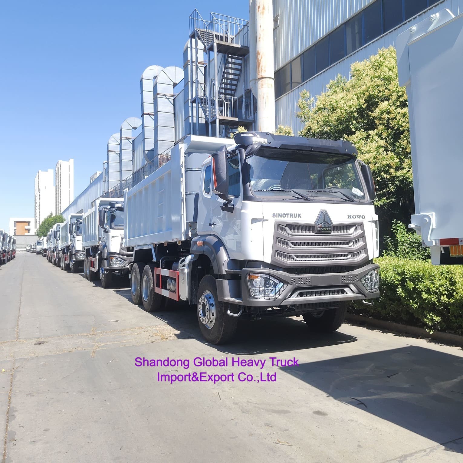 Caminhão Basculante HOWO Nx 6X4 Tração 340/380/420HP Direção à Direita Caminhão Sinotruk