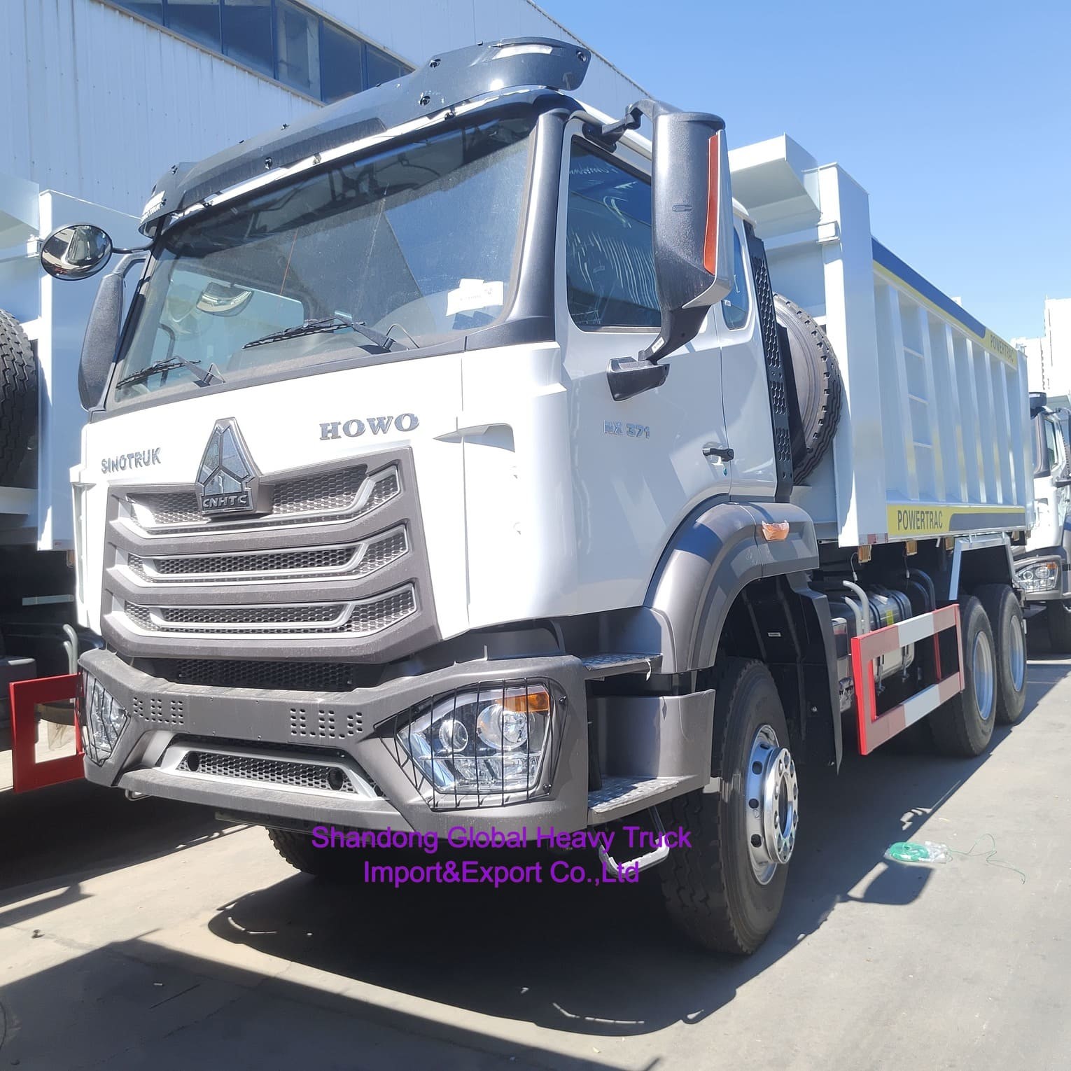 Caminhão basculante usado Sinotruk HOWO 8X4 Ex N Nx de 12 rodas Hohan, 371HP 380HP