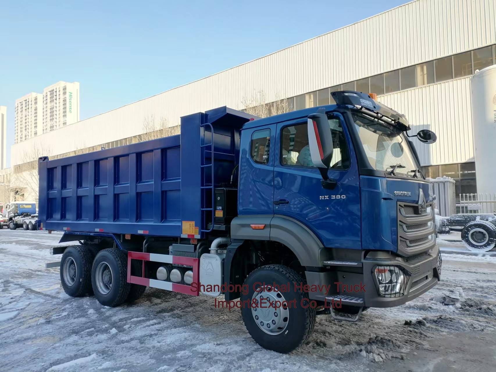 Sinotruk HOWO Nx Tx segunda mão 10 rodas 371 HP 6X4 caminhão de remoção de minas
