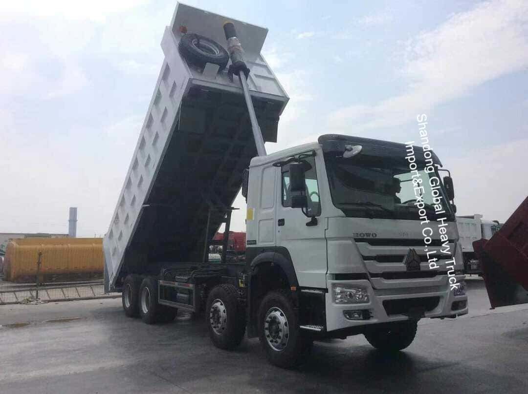Sinotruk HOWO Nx 8 * 4 12 rodas 380HP Mineração Tipping Tipper Dumper Dump Truck