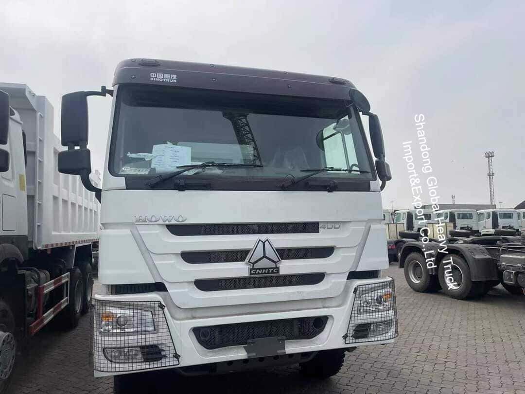 China Sinotruk HOWO 6*4 10 Rodas Pneus 371hp 380hp 400hp 30toneladas Trator de Carga Basculante