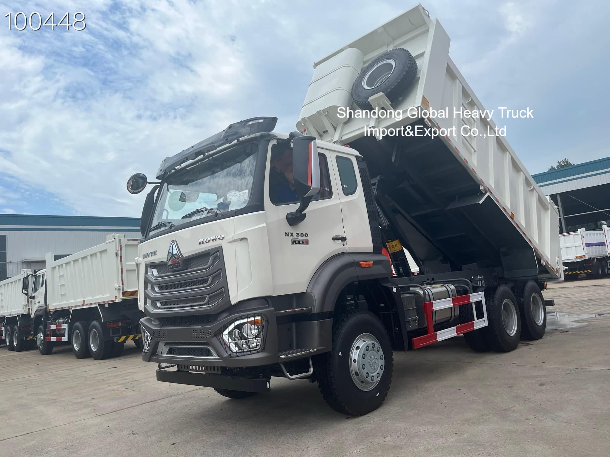Howo Nx Nova Marca 6*4 371hp Caminhão Basculante Caminhões Basculantes Caminhão de Transporte de Carga em Estoque