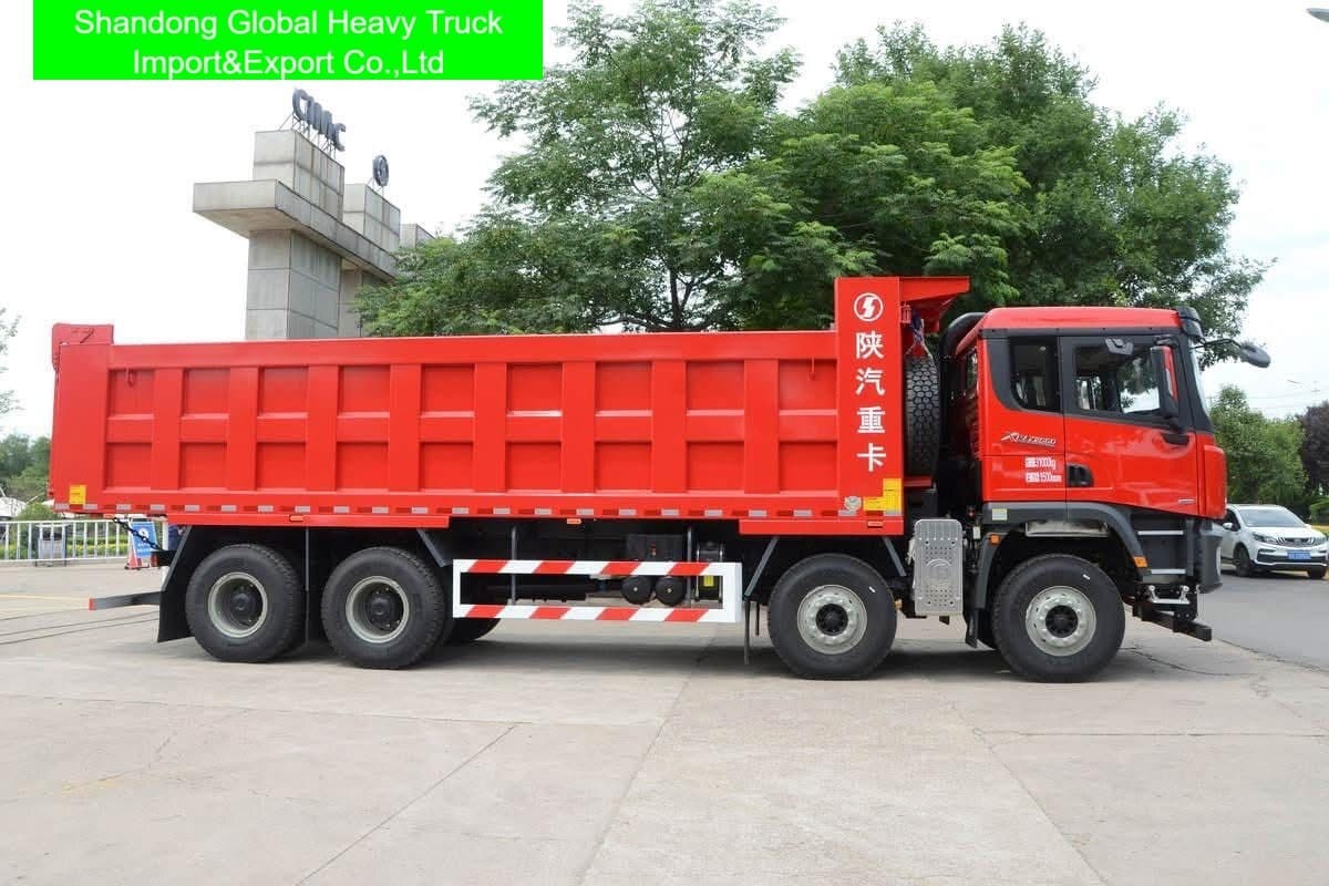 Shacman F3000 8×4 Dump Truck com motor de 420HP e corpo de aço de alta resistência para mineração da Tanzânia