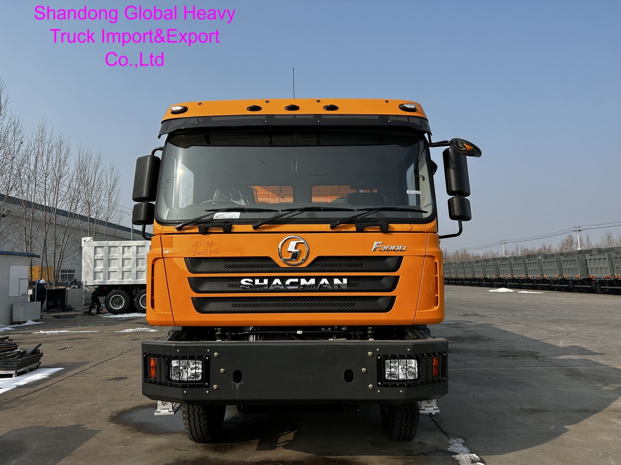 Shacman F3000 6×4 camião de lixo com 25-30 toneladas de carga útil construção pesada e chassi de aço de alta resistência