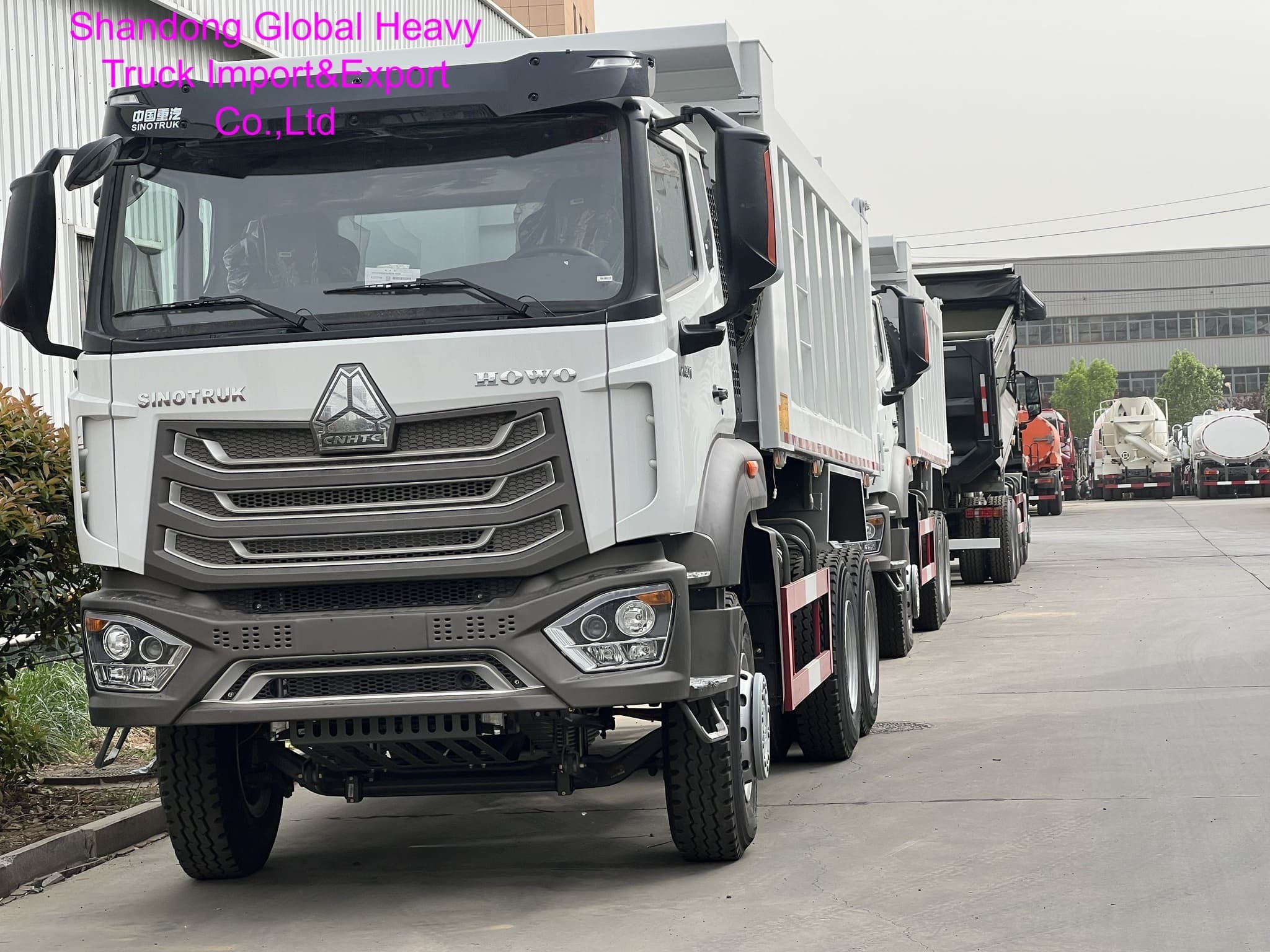 Sinotruk HOWO NX camião de descarga pesado com cadeira de suspensão aérea de direção esquerda/direita e transmissão HW19710