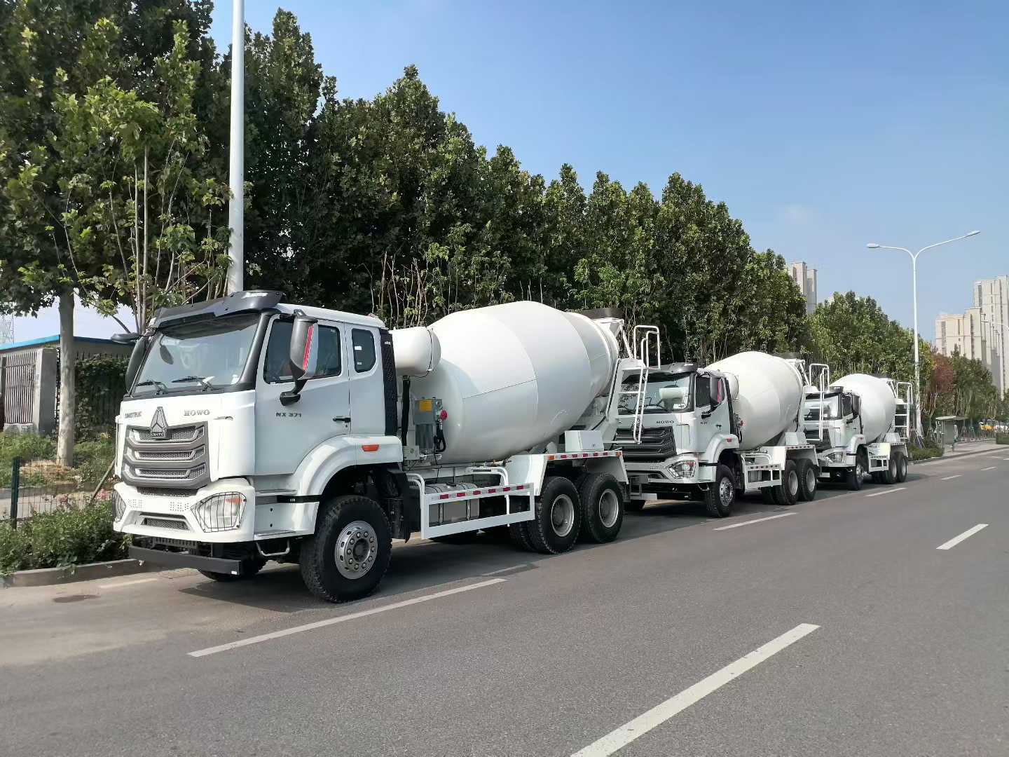 2025 Zoomlion HOWO NX 6X4 caminhão de mistura de betão com 300-400 cv Euro 2/Euro 3 motor diesel