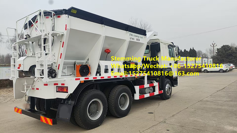 Caminhão de controle remoto de alta eficiência Veículo de enchimento de pedra GLOBAL-12 10/15/20 ton Serviço de explosão multifuncional Unidade de fabricação de explosivos móveis Cazaquistão Uzbequistão Indonésia Congo MMU
