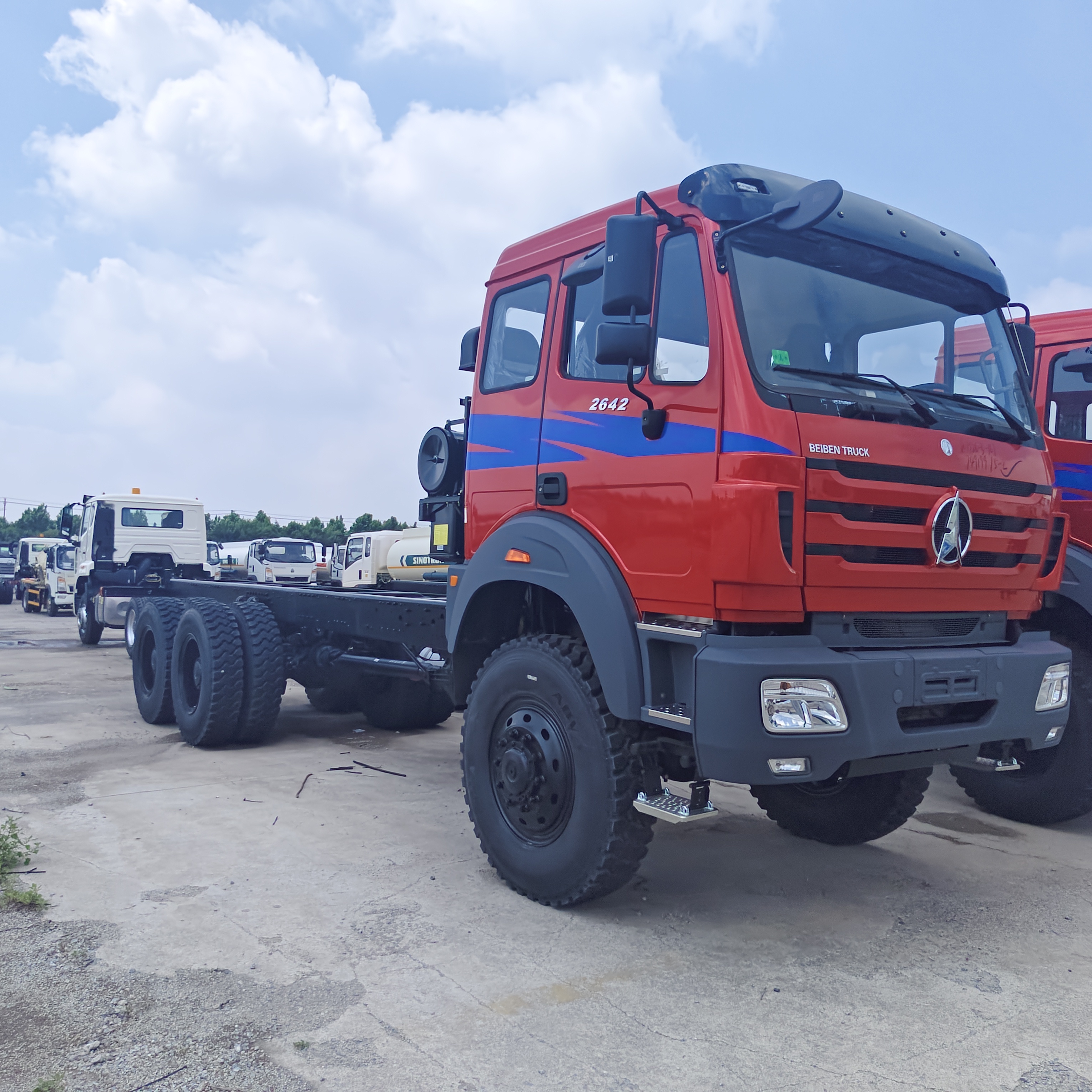BEIBEN 2638 6×4 caminhão de descarga de mineração com motor WEICHAI de 380 hp e carga útil de 25-35 toneladas para transporte de carga pesada