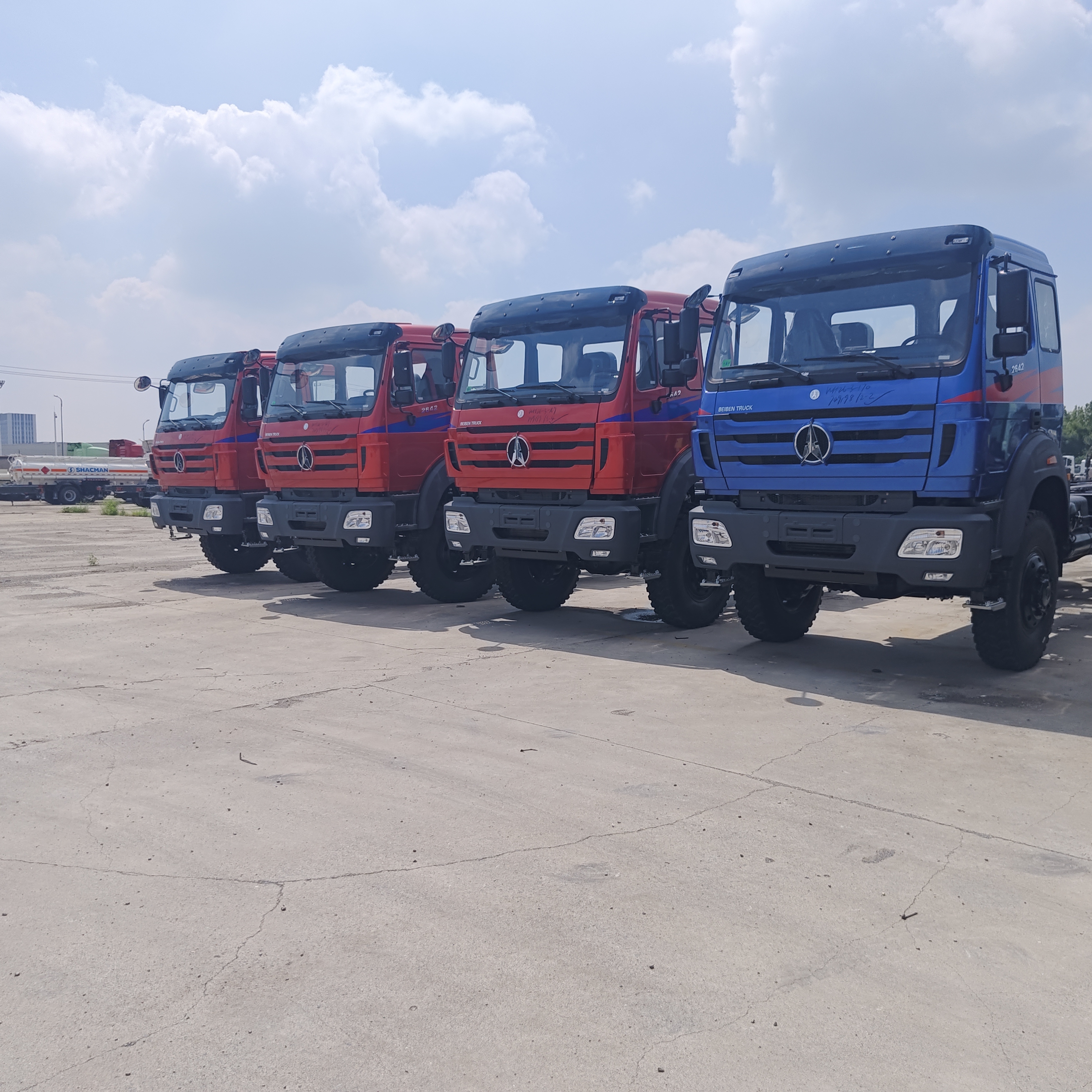 BEIBEN 2638 6×4 caminhão-trator pesado com motor WEICHAI de 380 hp e chassi de tecnologia Mercedes-Benz