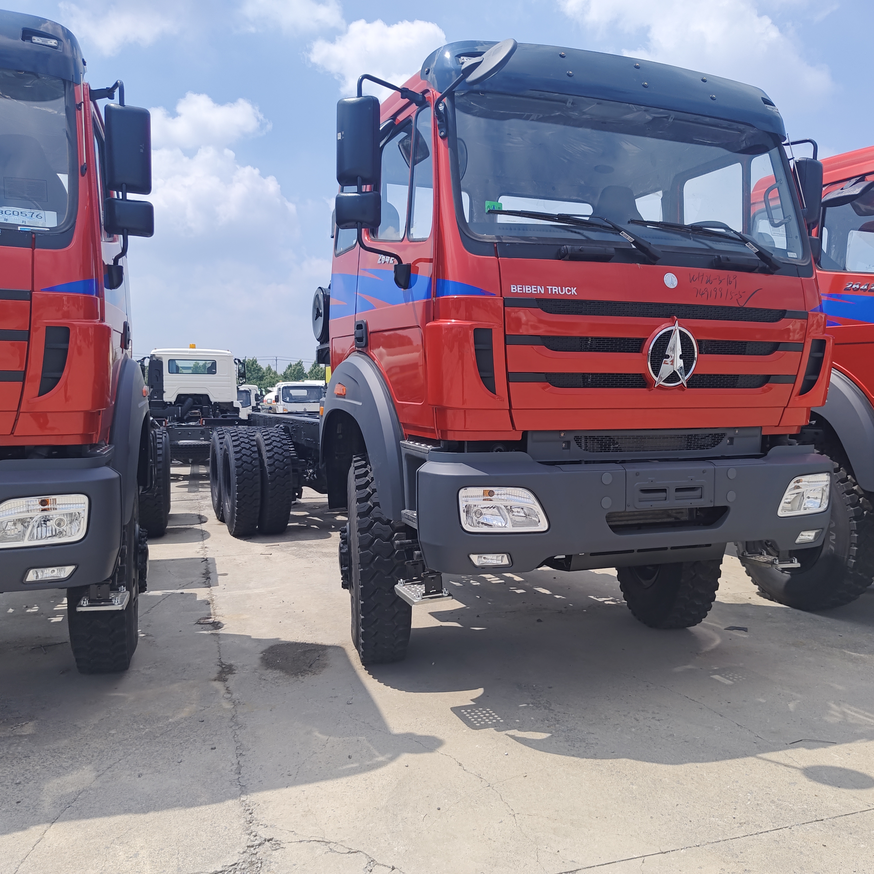 BEIBEN 2638 6×4 camião de descarga pesado de mineração com motor WEICHAI de 380 cv e carga útil de 25-35 toneladas para operações de mineração