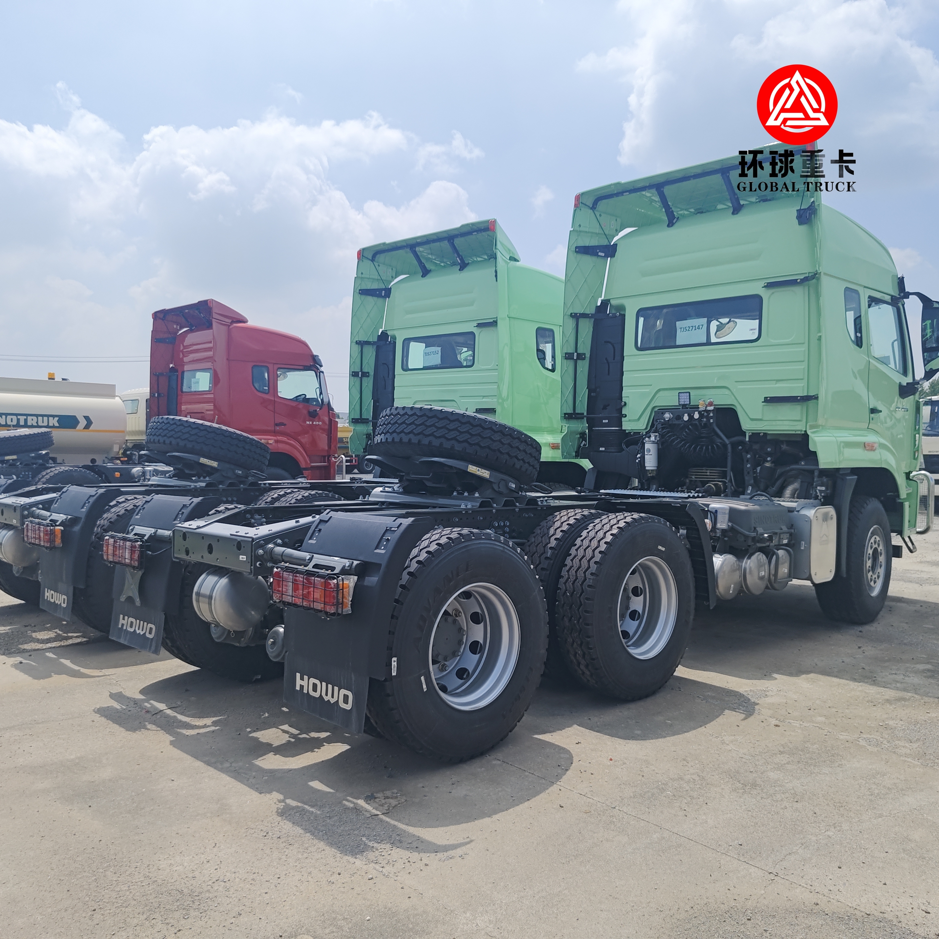 Novo Sinotruk HOWO NX 430HP 6x4 Drive Tractor Heavy Duty Truck Prime Mover para o mercado africano