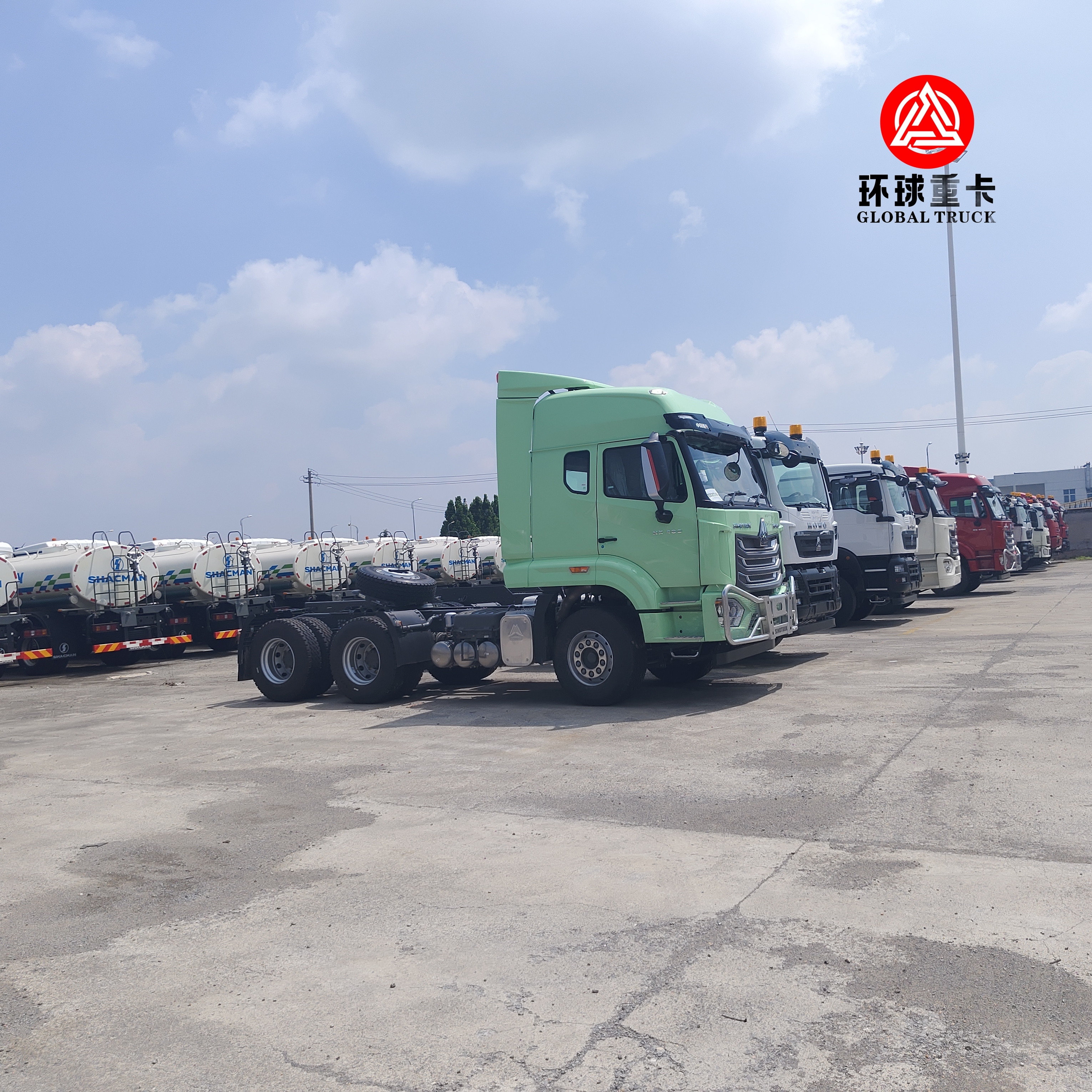 Novo Caminhão Trator HOWO NX 6x4 371HP Diesel Prime Mover para Transporte Logístico Pesado