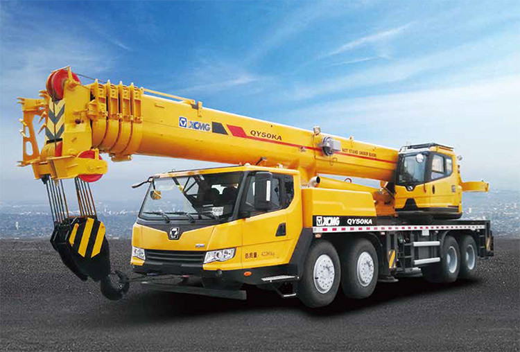 Caminhão móvel hidráulico de 50 toneladas de XCMG QY50KA Rc com velocidade de curso 85km/h do guindaste 58.1m