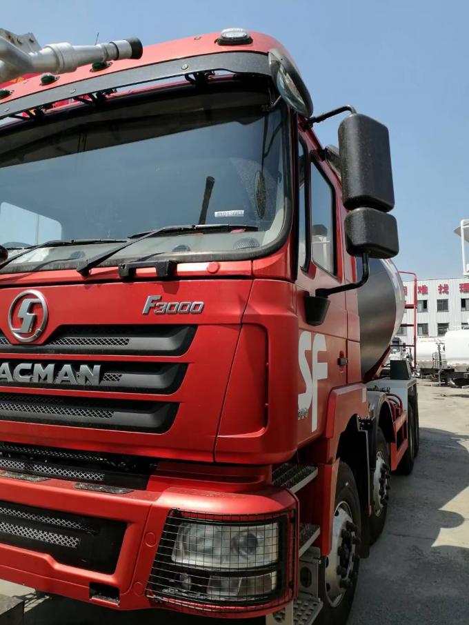 Shacman Heavy-Duty 12m³ Concrete Mixer Truck in operation